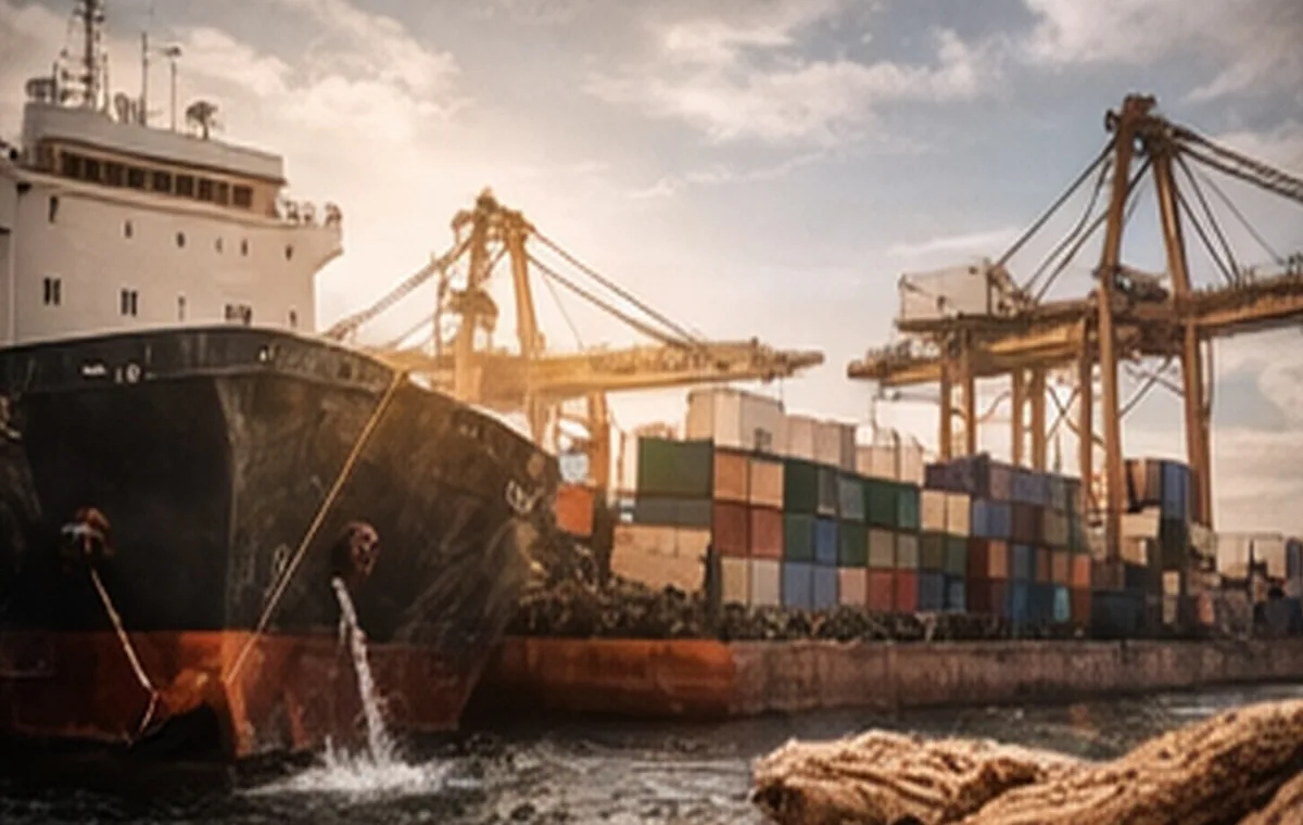 Export logistics ship